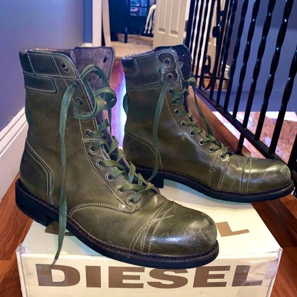 COPY - Diesel Mens Cassidy Combat boot - Picture 2 of 7